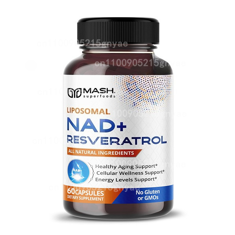 Resveratrol Capsule Anti Aging - 900 mg NAD+-Ergänzung: Nikotinamid-Riposid + Resveratrol