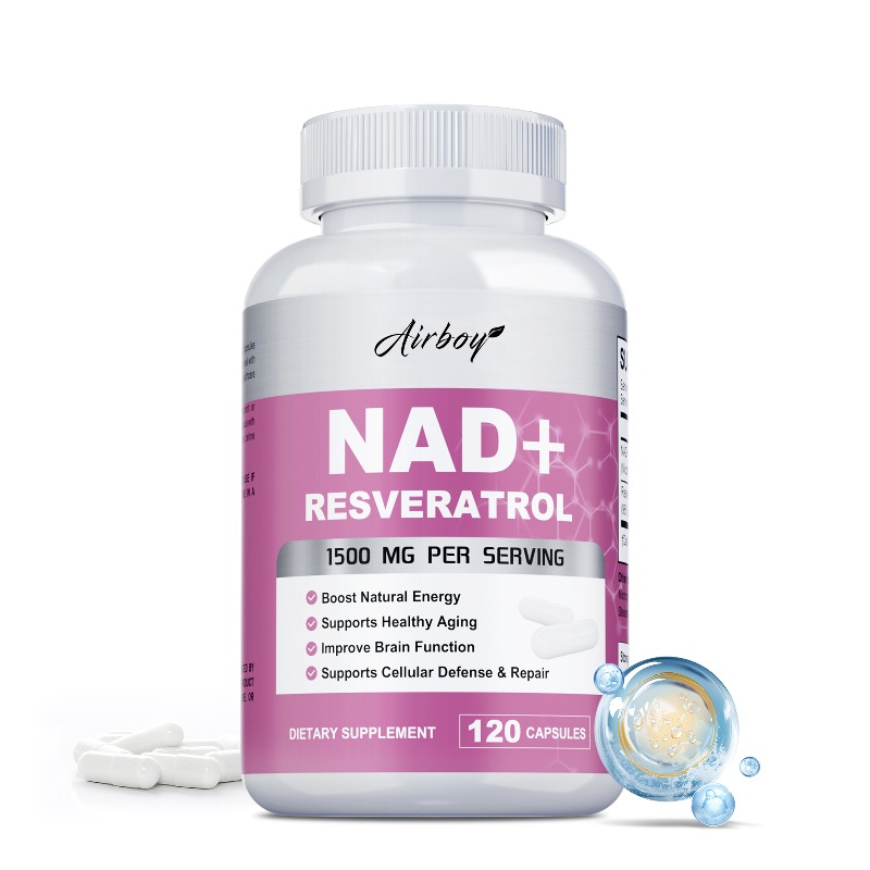 Resveratrol Capsule Anti Aging - NAD + Resveratrol - Unterstützt die