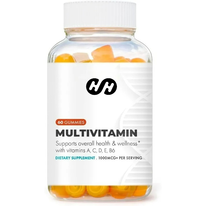 Multivitamin Gummy Adult - Multivitamin-Gummibärchen für Erwachsene, unterstützen Energie, Immunität,