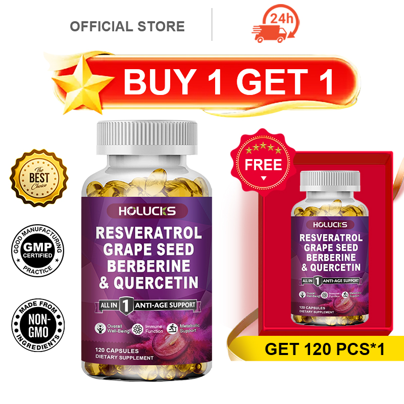 Resveratrol Capsule Anti Aging - Kaufen Sie 1, Erhalten Sie 1