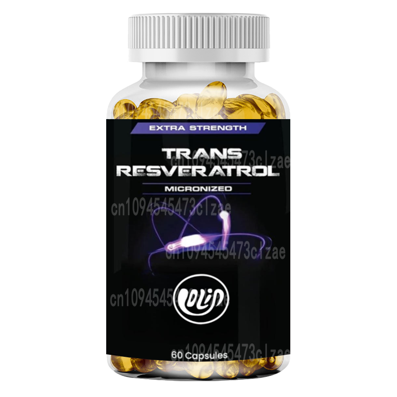 Resveratrol Capsule Anti Aging - Trans-Resveratrol-Ergänzungsmittel 1200 mg. Sehr saugfähige antioxidative