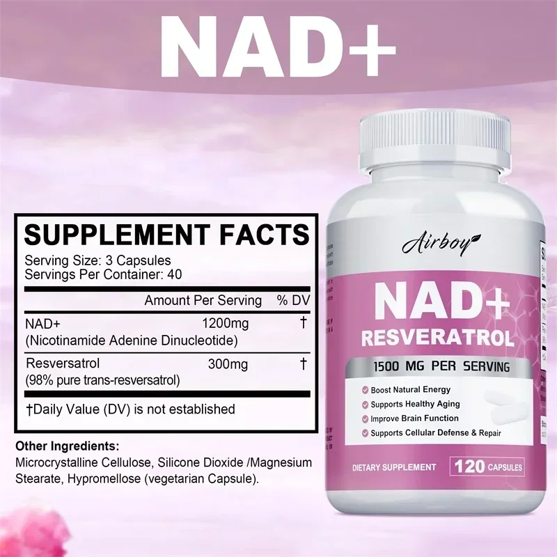 NAD + Resveratrol - Unterstütz – Resveratrol Capsule Anti Aging Bewertung und Preis