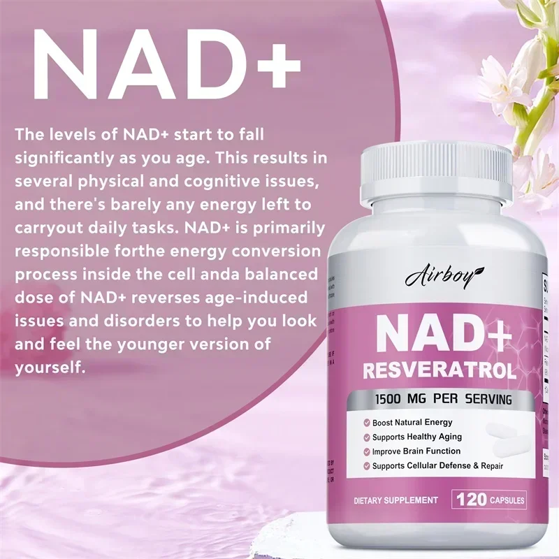 NAD + Resveratrol - Unterstütz – Resveratrol Capsule Anti Aging Bewertung und Preis