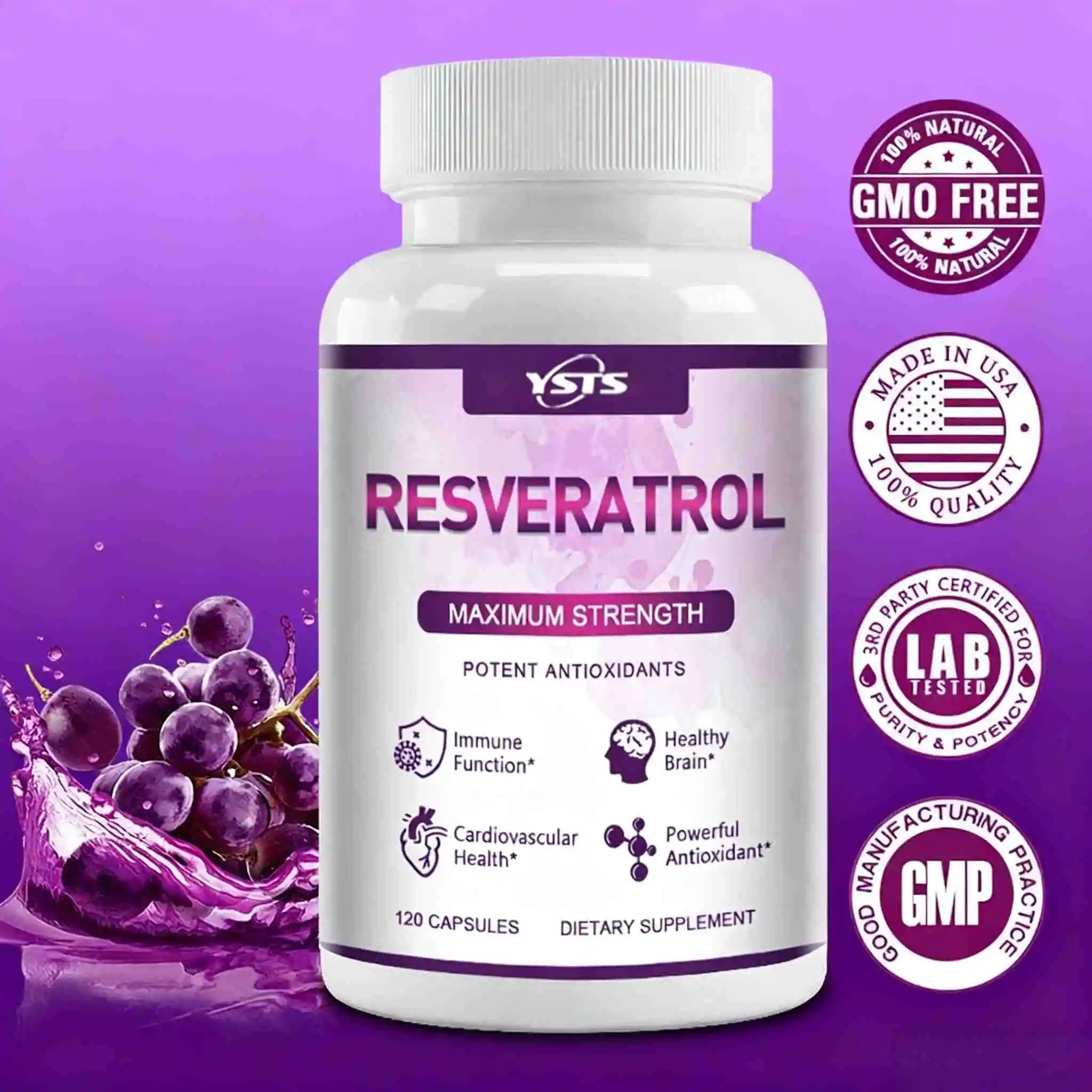 Resveratrol-Kapseln – Unterstü – Resveratrol Capsule Anti Aging Bewertung und Preis