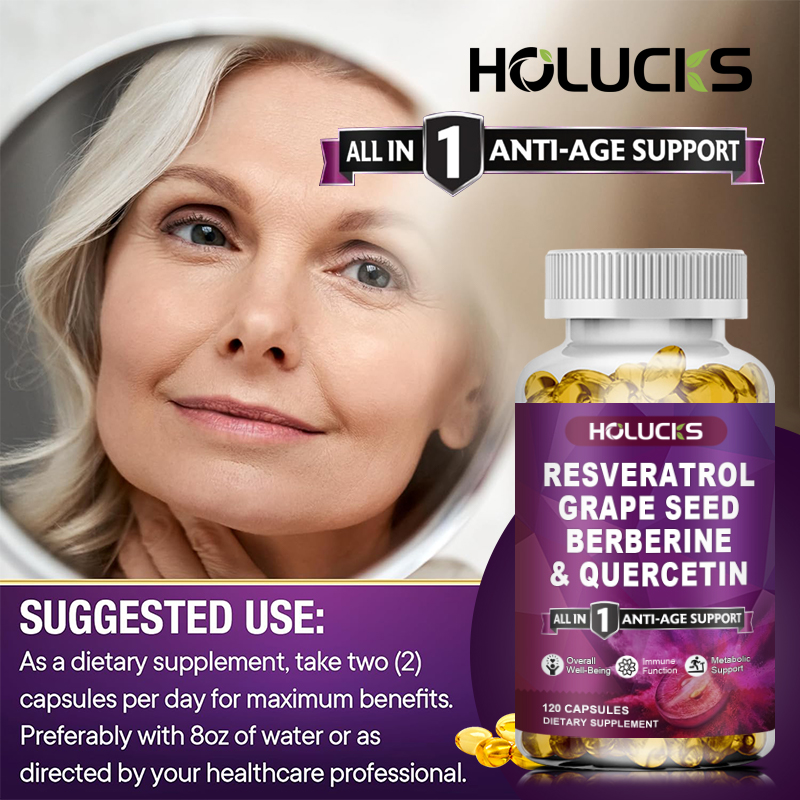 Kaufen Sie 1, Erhalten Sie 1 G – Resveratrol Capsule Anti Aging Bewertung und Preis