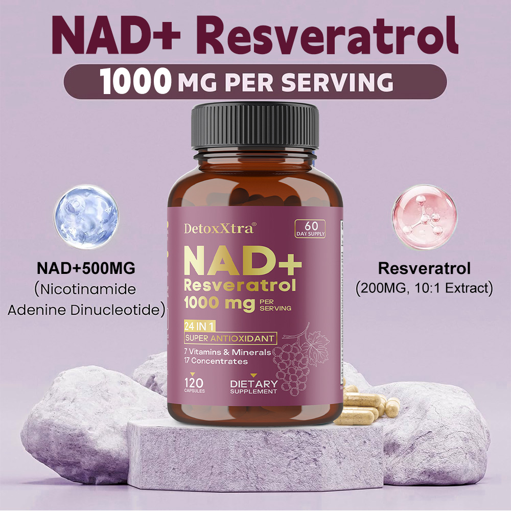 NAD+ Resveratrol Nahrungsergän – Resveratrol Capsule Anti Aging Bewertung und Preis