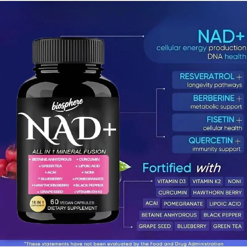 NAD-Nahrungsergänzungsmittel m – Resveratrol Capsule Anti Aging Bewertung und Preis