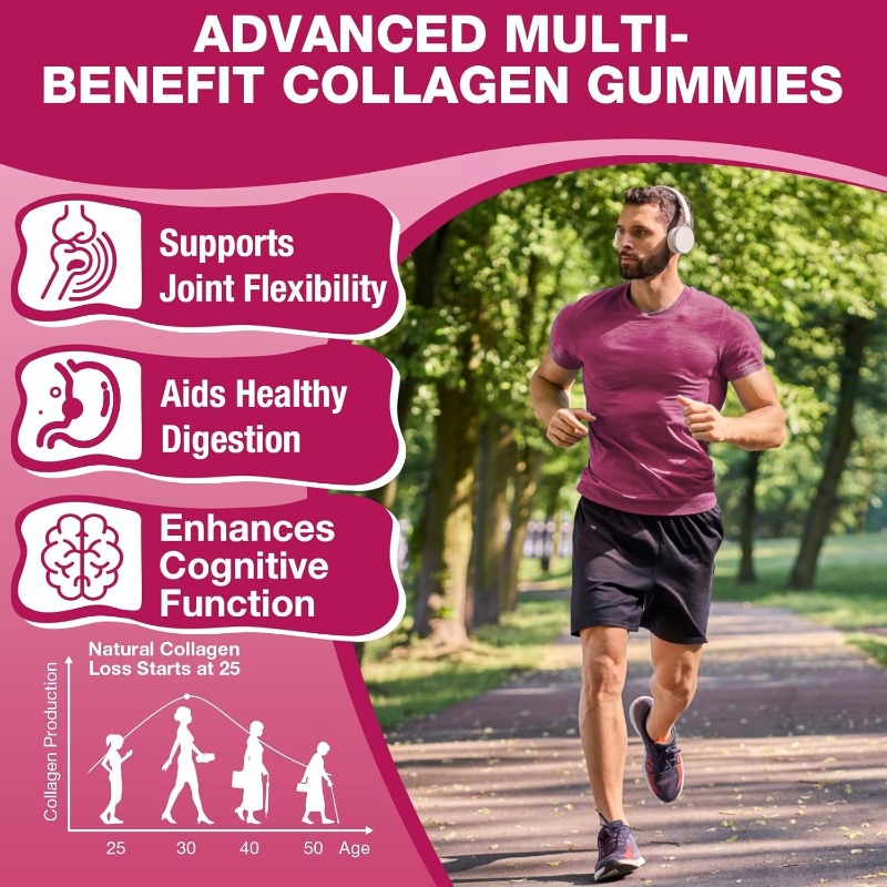 Multi-Kollagen-Gummibärchen -  – Multivitamin Gummy Adult Bewertung und Preis