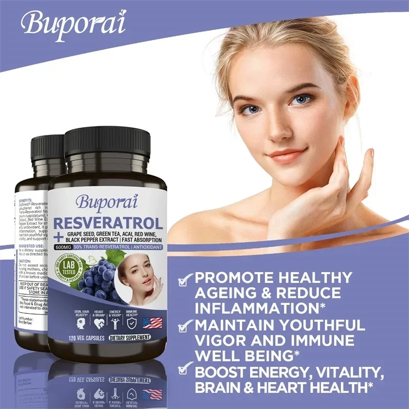 Resveratrol-Kapseln – Antioxid – Resveratrol Capsule Anti Aging Bewertung und Preis