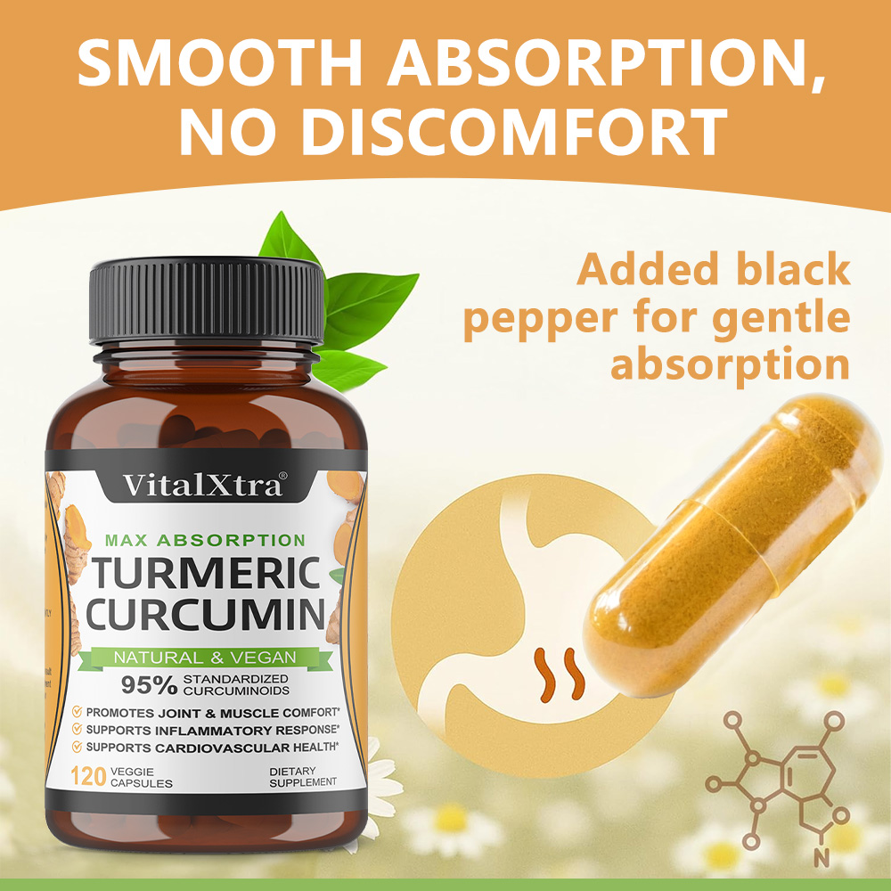 Kurkuma-Curcumin mit Schwarzem – Turmeric Curcumin Capsule Bewertung und Preis