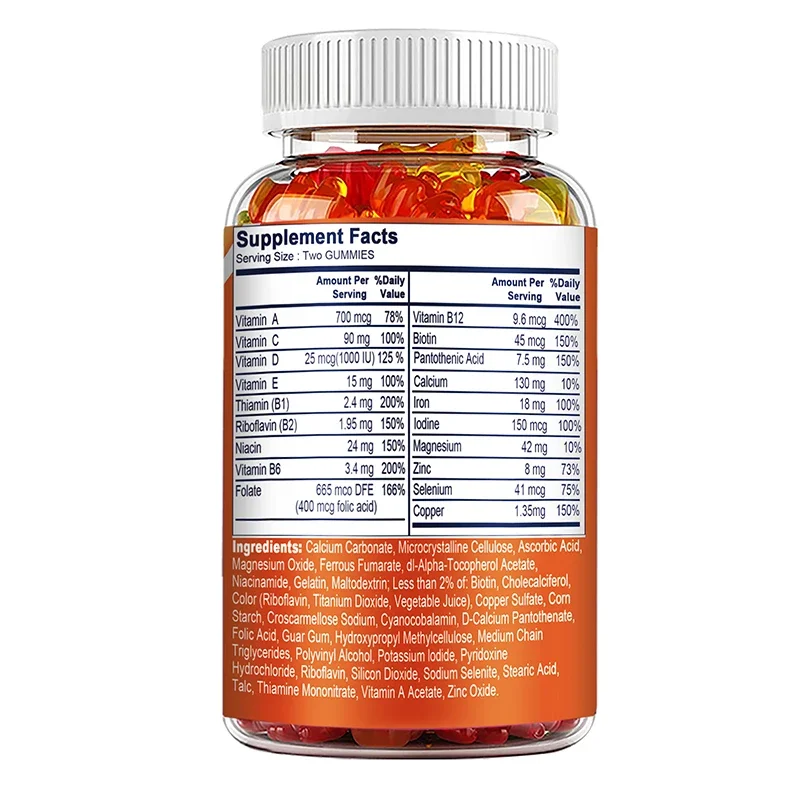 Multivitamin-Gummibärchen für  – Multivitamin Gummy Adult Bewertung und Preis