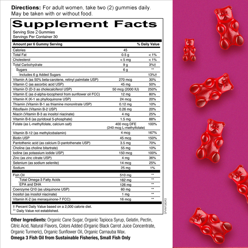 Vitamine für Frauen - MULTI un – Multivitamin Gummy Adult Bewertung und Preis