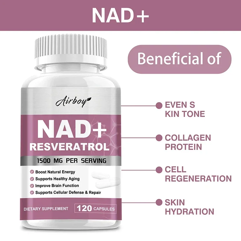 NAD+ Resveratrol-Ergänzungsmit – Resveratrol Capsule Anti Aging Bewertung und Preis