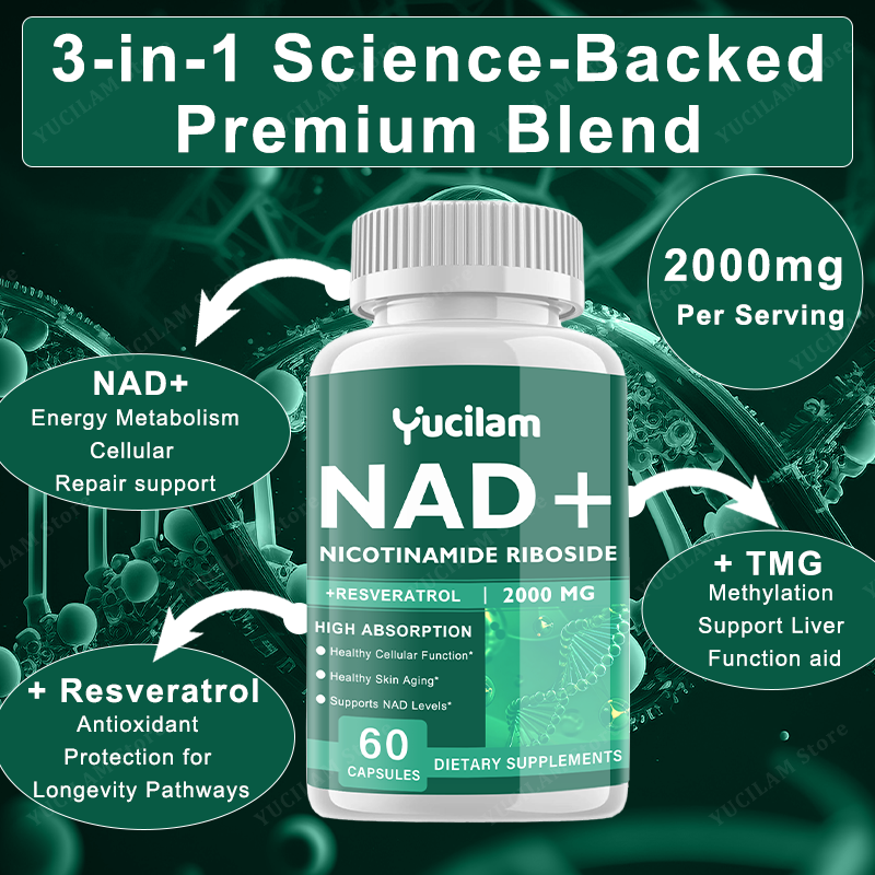 NAD+ Resveratrol-Ergänzungsmit – Resveratrol Capsule Anti Aging Bewertung und Preis